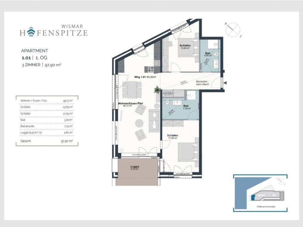 Appartamento Hafenspitze App 01 Wißmar Esterno foto